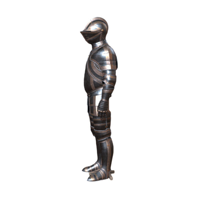 European antique armor knight armor armor 3D display model
