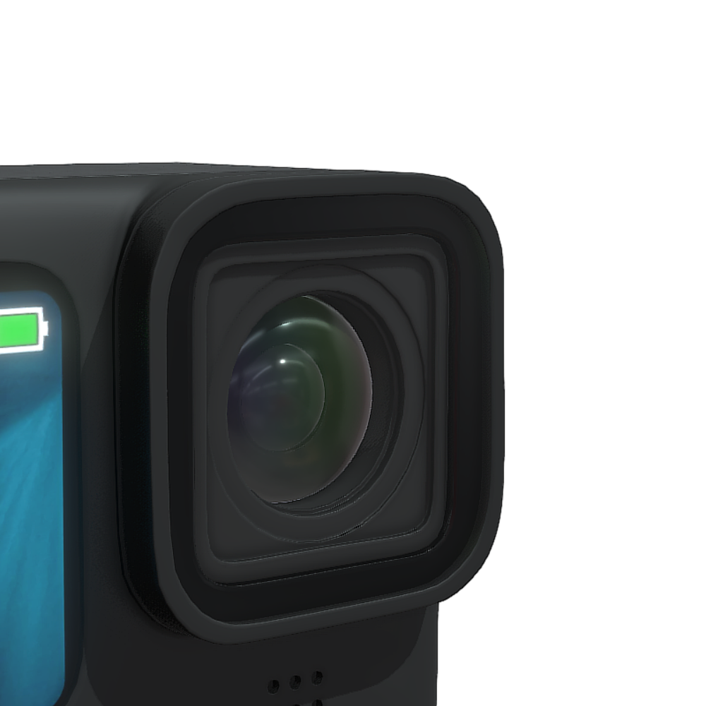 Small Portable Mountain Climbing Off-road Sports Camera 3D Model