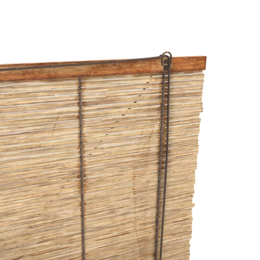 Natural Retro Bamboo Curtain 3D Model