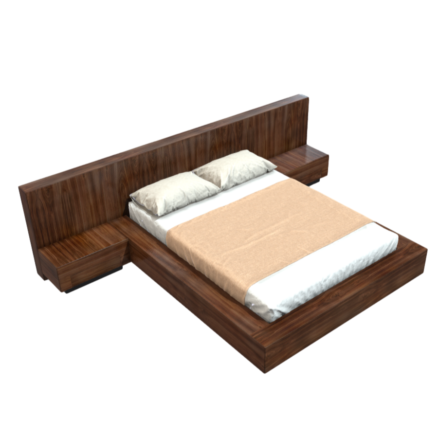 Hotel Home Furniture Combination Big Bed 3D Model