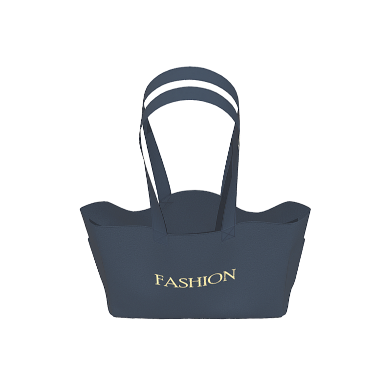 Blue Disposable Tote Bag 3D Model