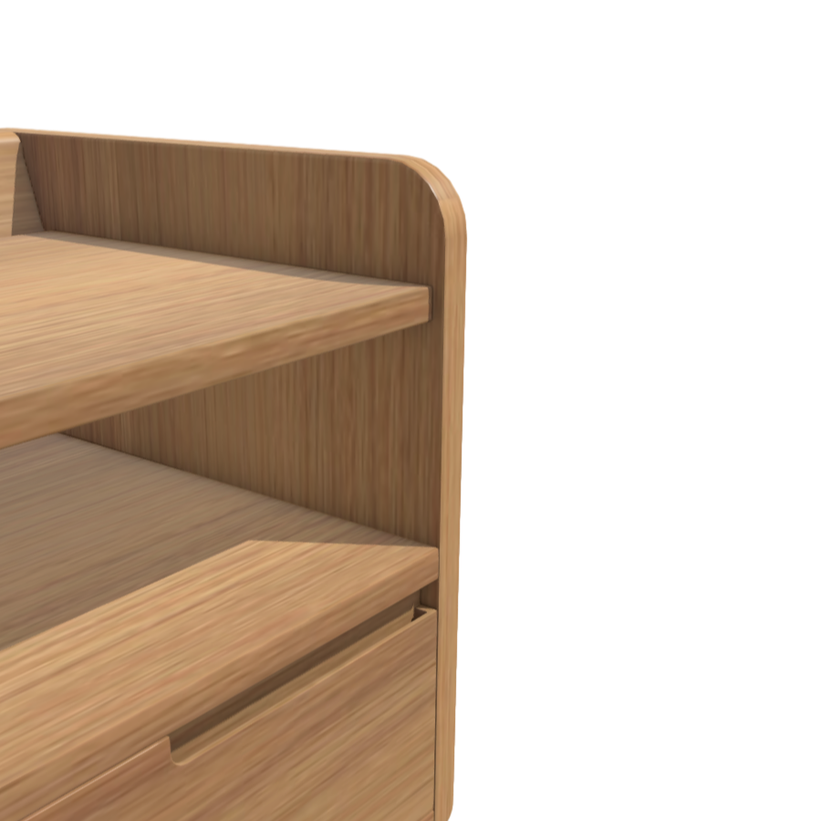 Modern Simple Solid Wood Bedside Table