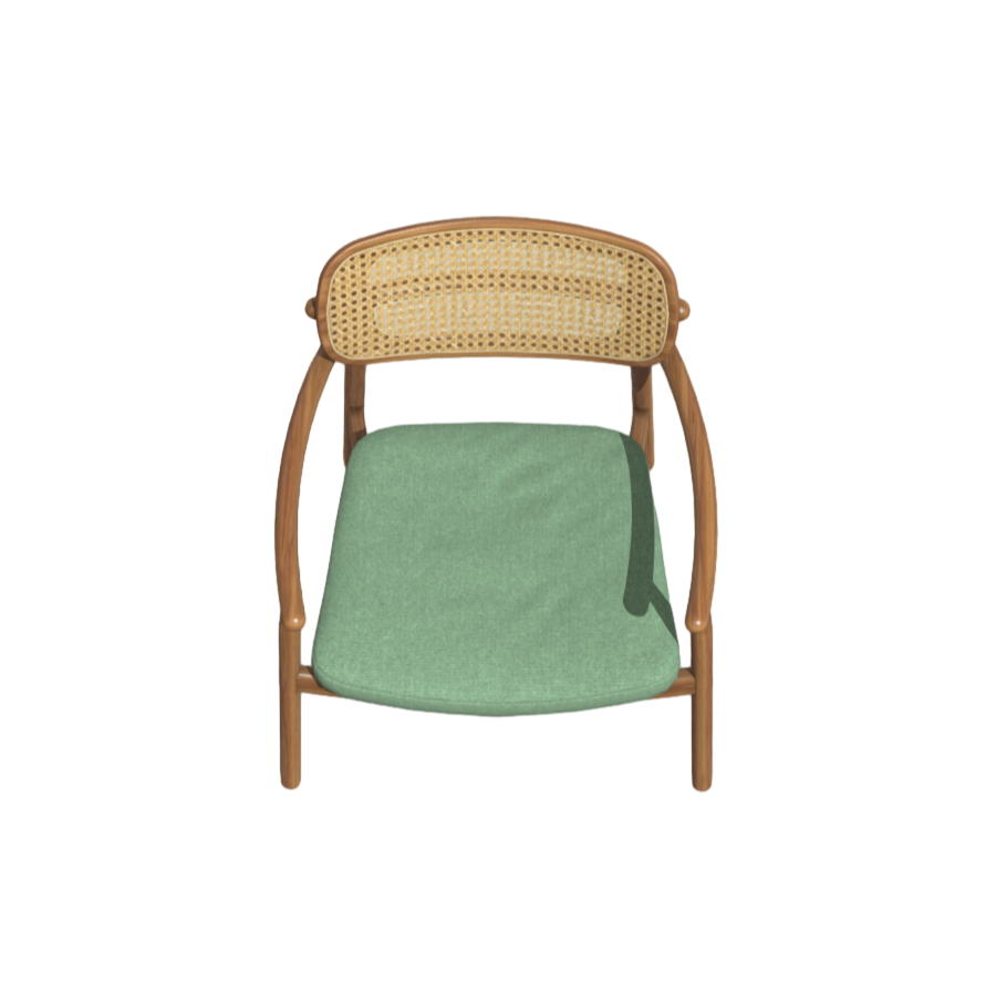 Solid wood bamboo with leisure chair
