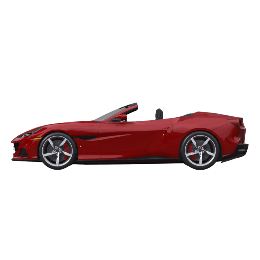 Top Red Luxury Ferrari sports car