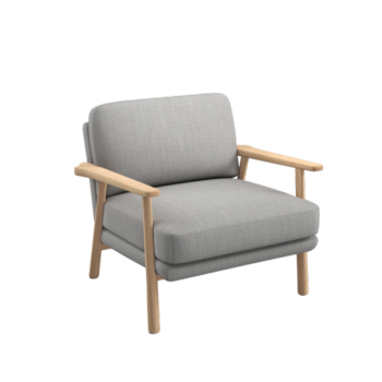 Simple soft and comfortable solid wood chair