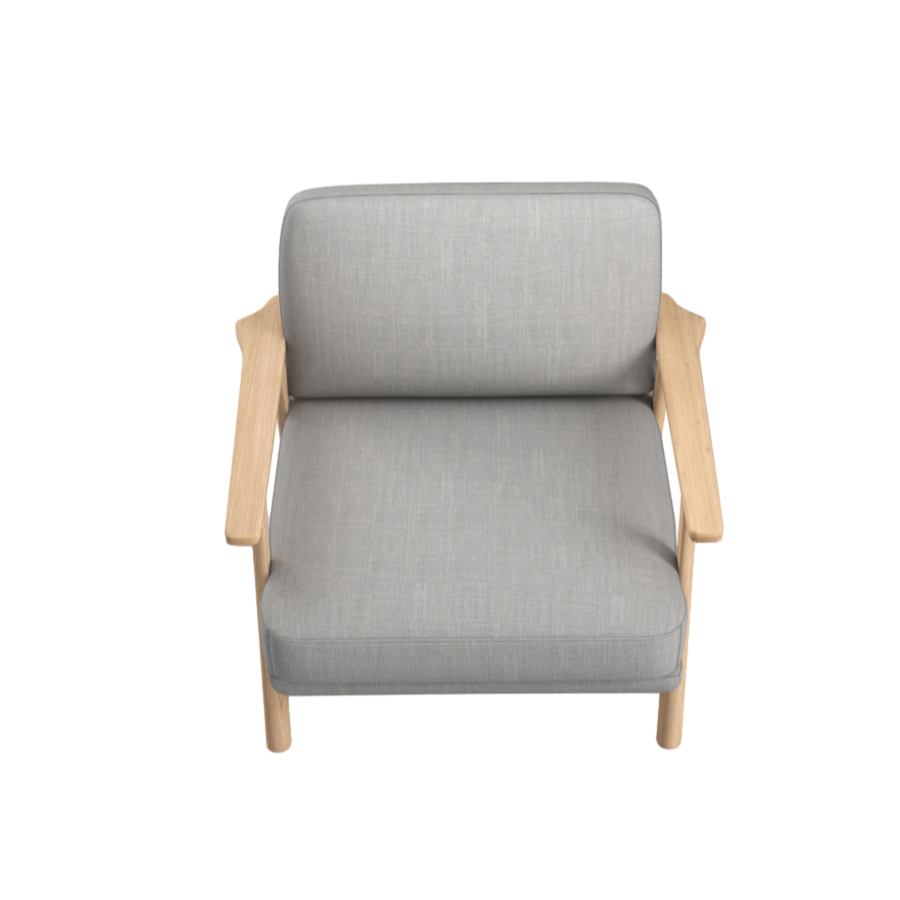 Simple soft and comfortable solid wood chair