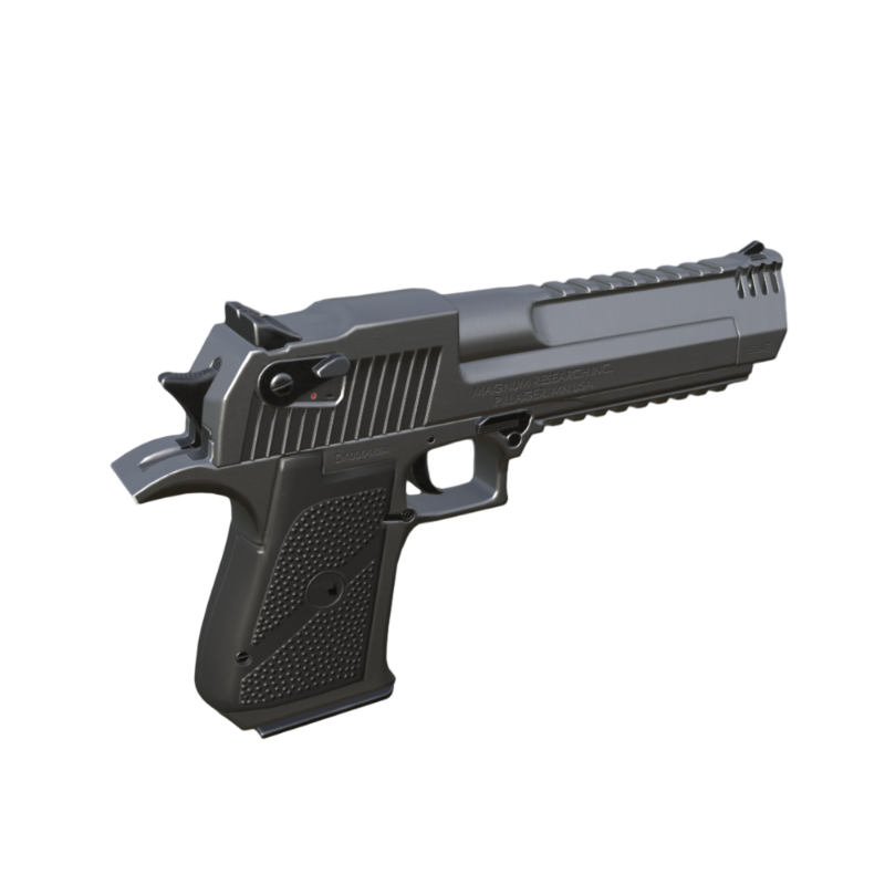 Automatic Pistol Modern Weapon 3D Model