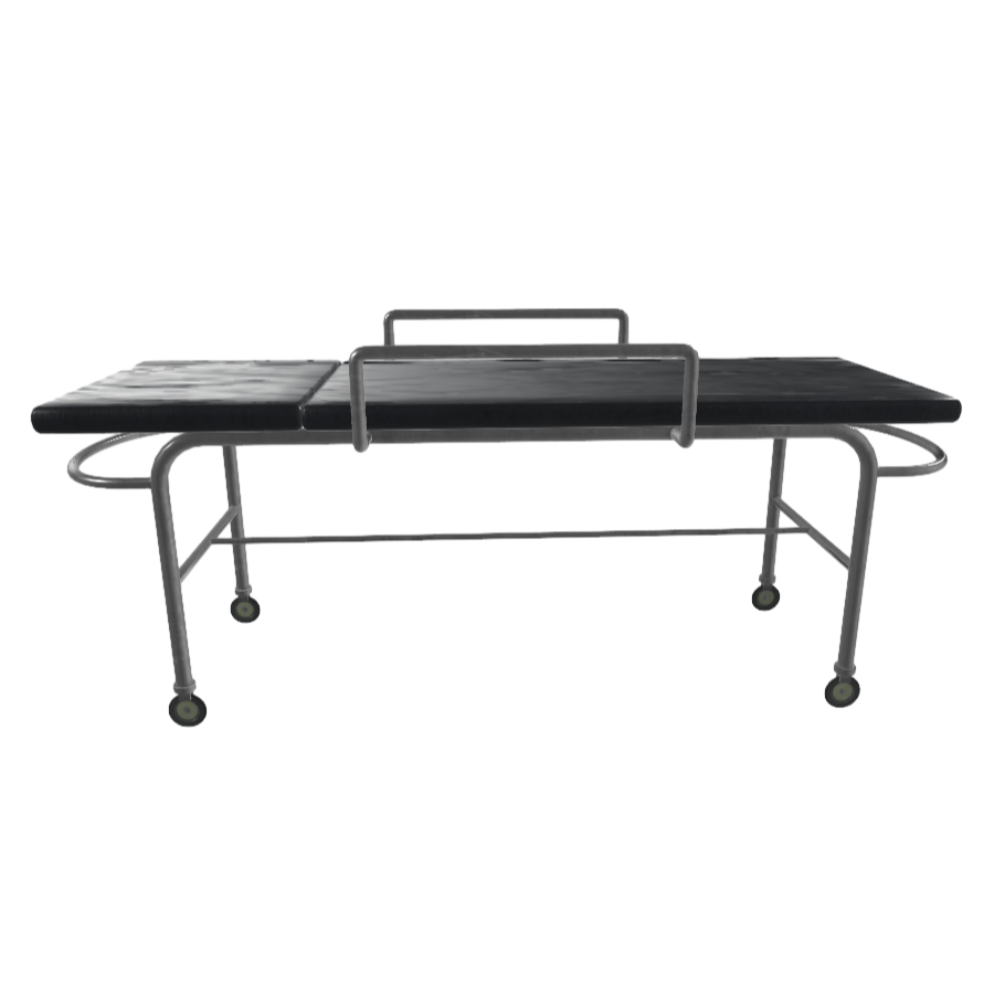 Hospital simple surgical cart bed 3D model