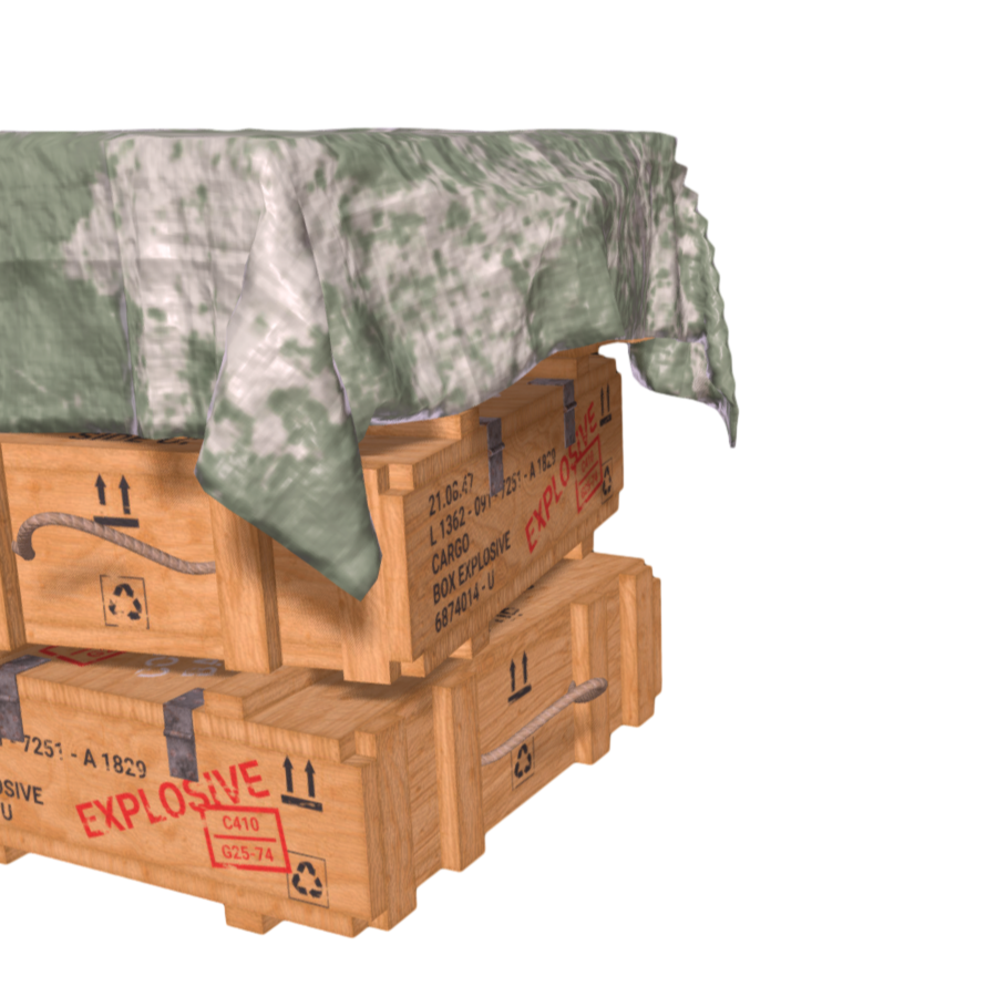 A batch of arms supplies 3D model