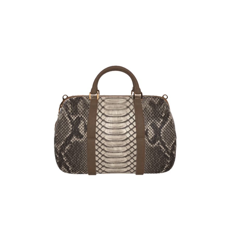 Women Snakeskin Textured Handbag 3D Model