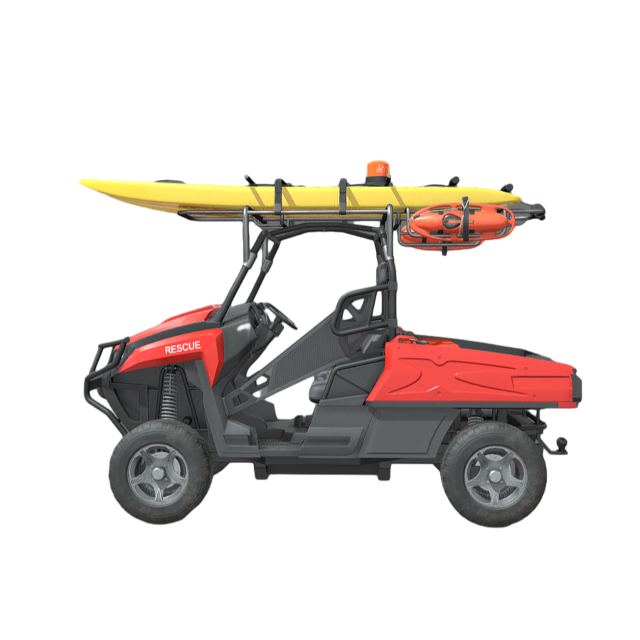 Four-wheel extreme off-road vehicle mountain bike 3D model