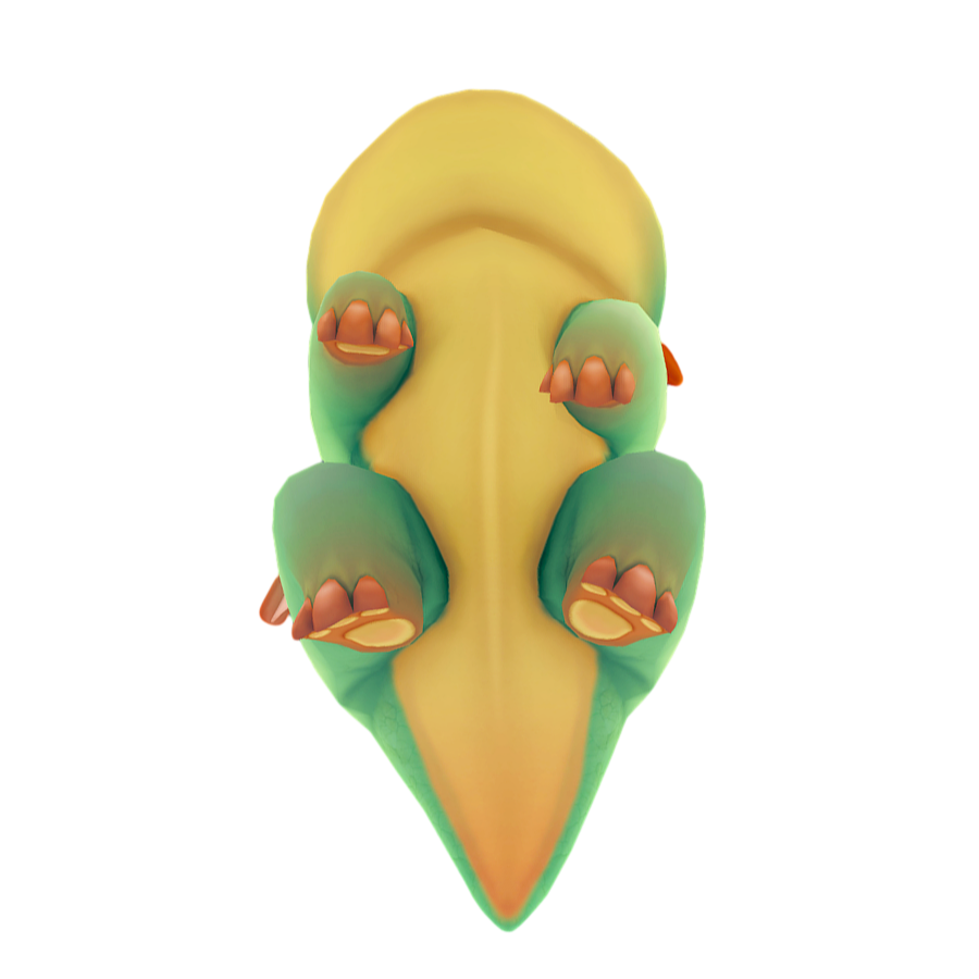 MengMeng Q version of the cartoon baby dinosaur 3D model