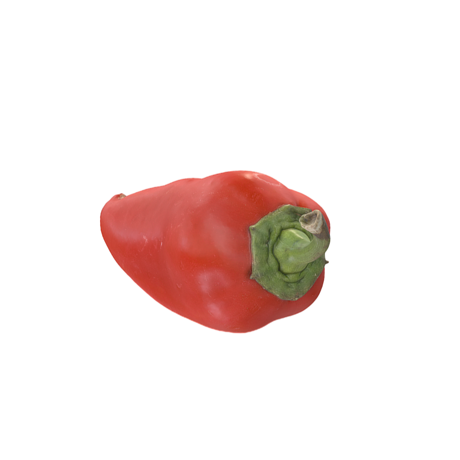 Fresh Fruits and Vegetables Vegetable Pepper 3D Model