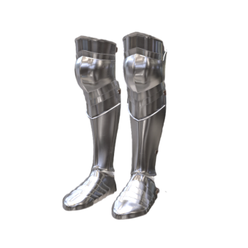 European Knight Armor Leg Armor 3D Model