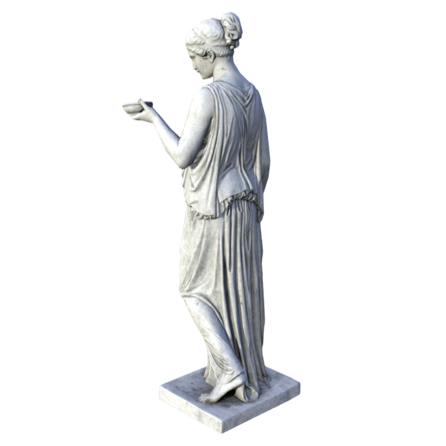 European Greek figure sculpture 3D model