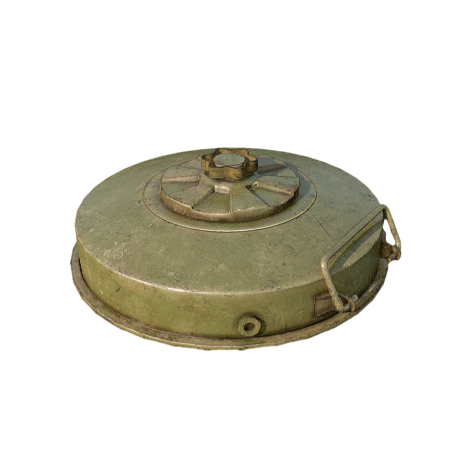 Military Weapon Anti Tank Mines 3D Model