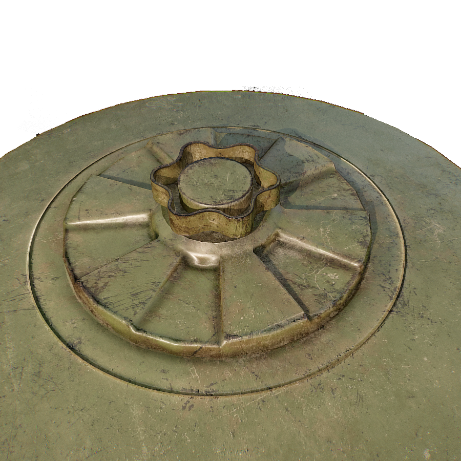 Military Weapon Anti Tank Mines 3D Model