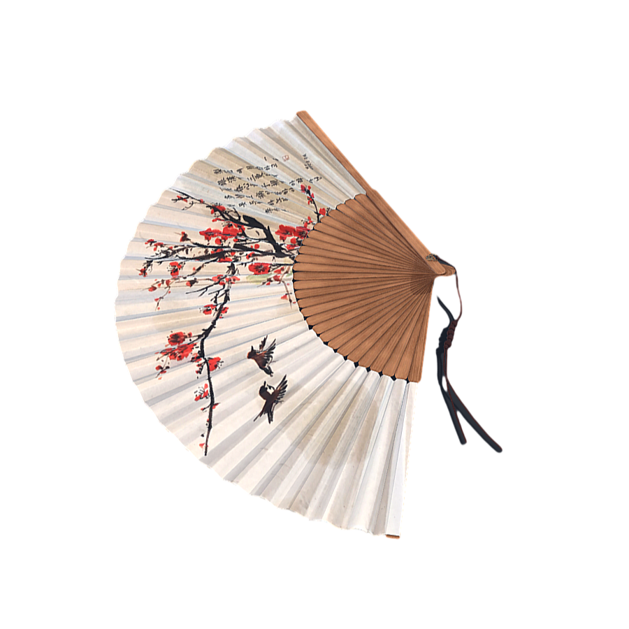 Ancient Paper Fan 3D Model