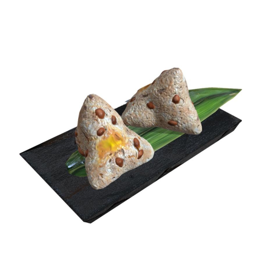 Chinese Traditional Zongzi Food 3D Model