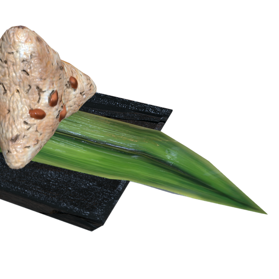 Chinese Traditional Zongzi Food 3D Model