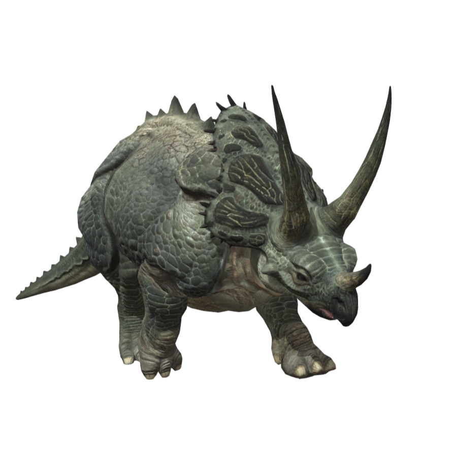 Jurassic Triceratops Dinosaur 3D Model