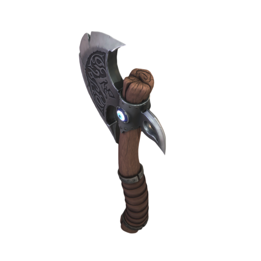 stylized game tomahawk 3d model
