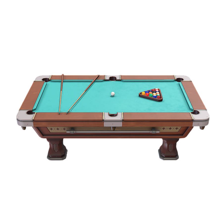 Nine Ball Snooker Billiards 3D Model