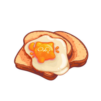 Q version cartoon small bread 3D model