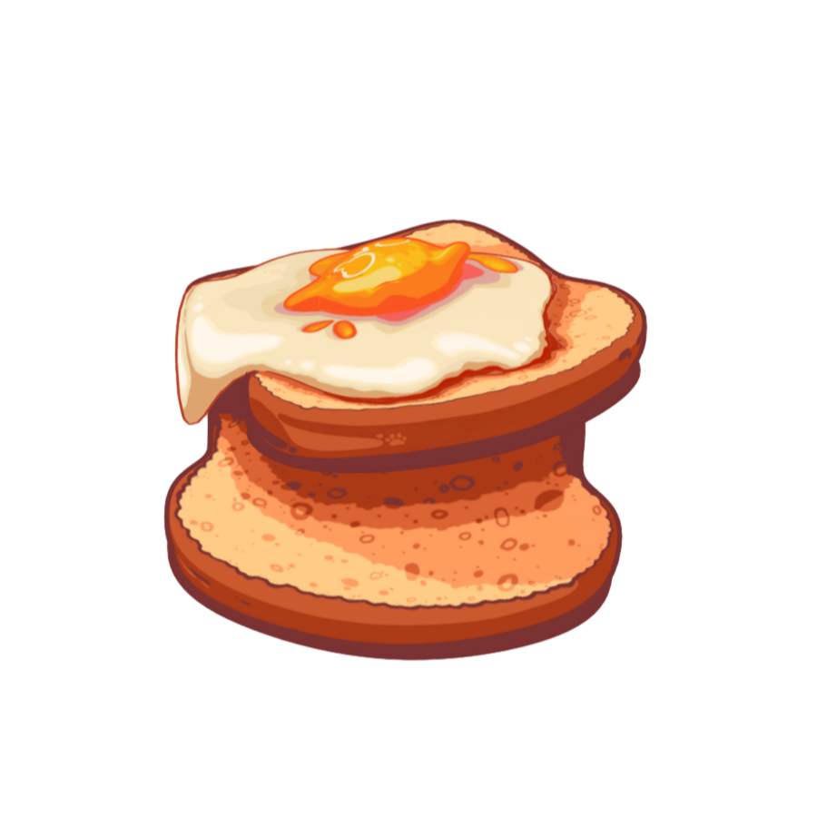 Q version cartoon small bread 3D model