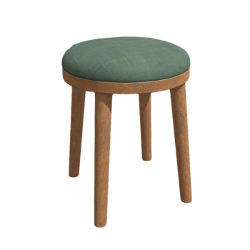 Gray Green Modern Round Chair 3D Model