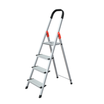 Modern Foldable Aluminum Ladder 3D Model