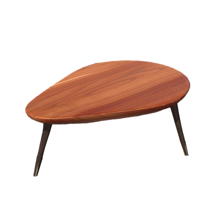 Creative furniture solid wood table 3D model