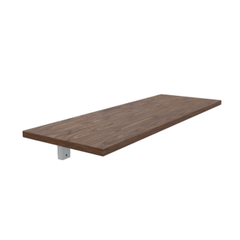 3D Model of Wall-Mounted Partition Shelf