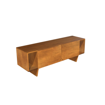 Solid Wood TV Cabinet Furniture 3D Model