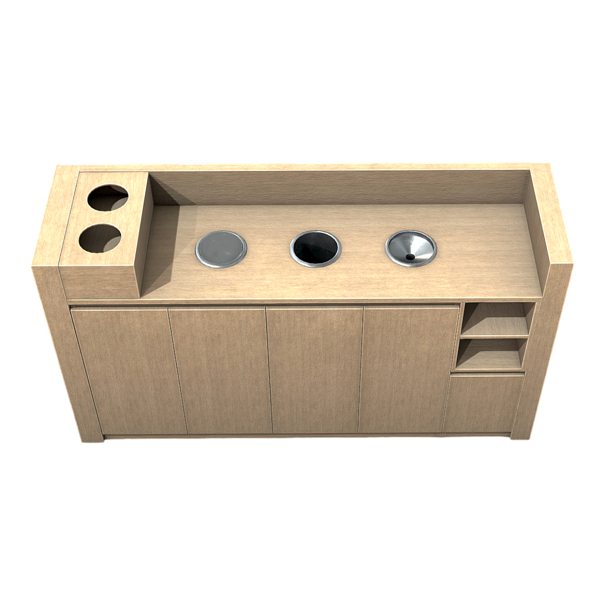 Restaurant Seasoning Area Table 3D Model