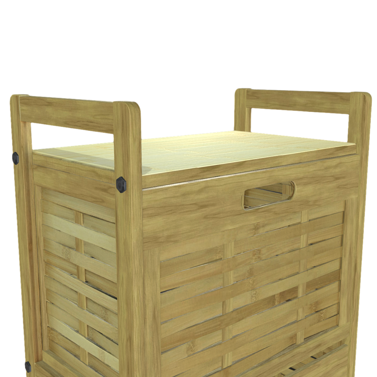Bamboo chest of drawers 3D model