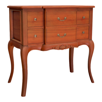 Antique solid wood table 3D model