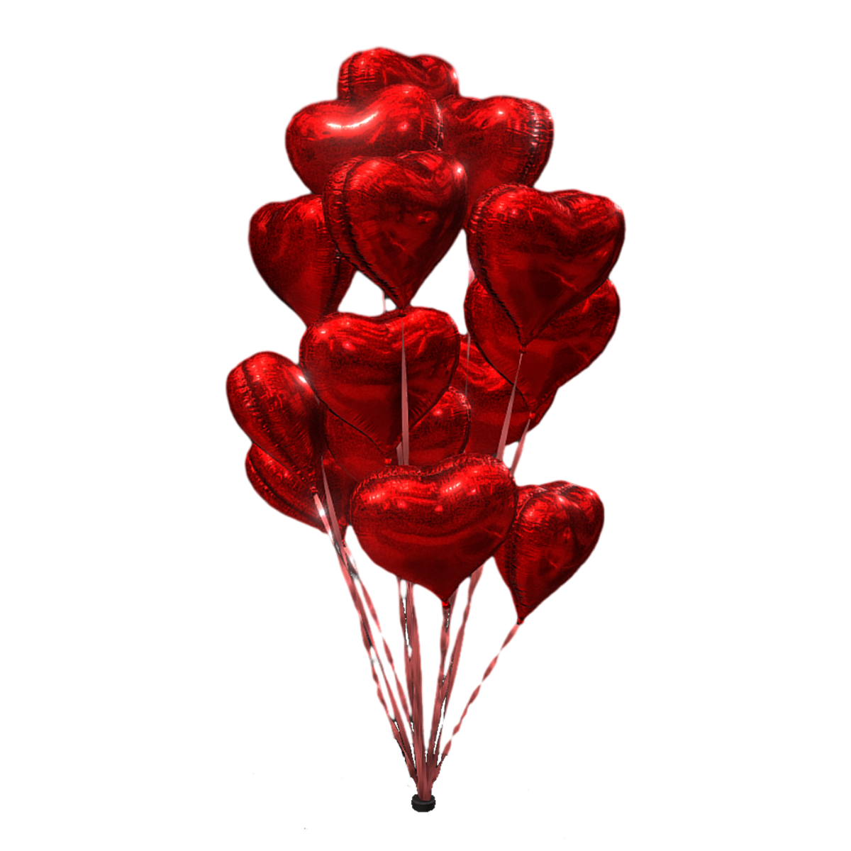 Interior decoration heart-shaped balloon 3D model