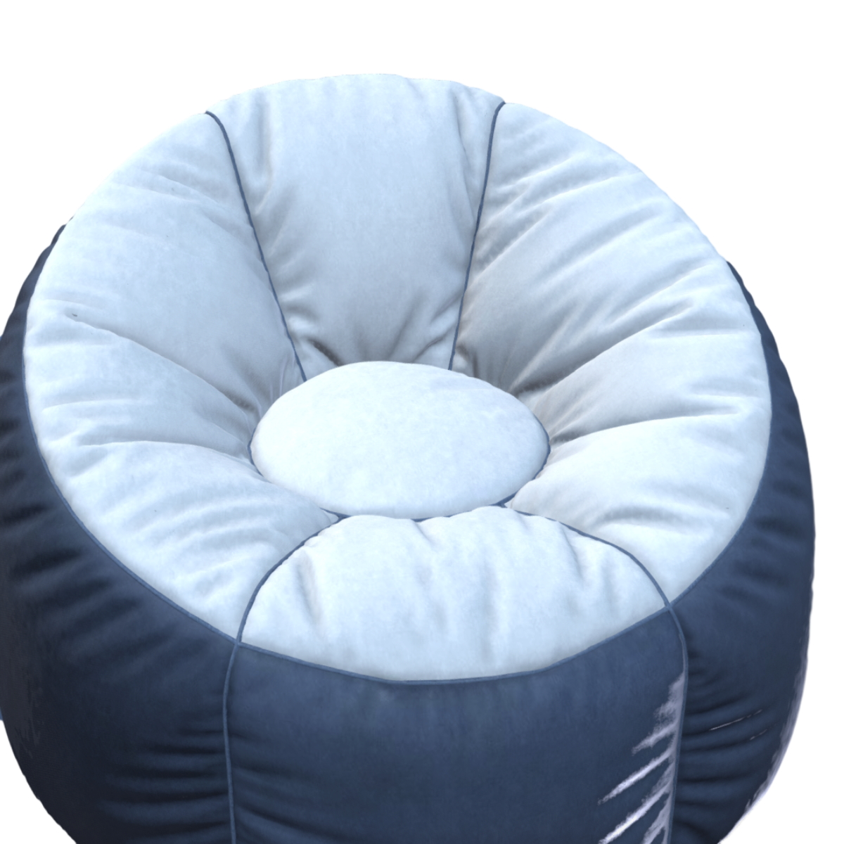Single Bean Bag Sofa 3D Model