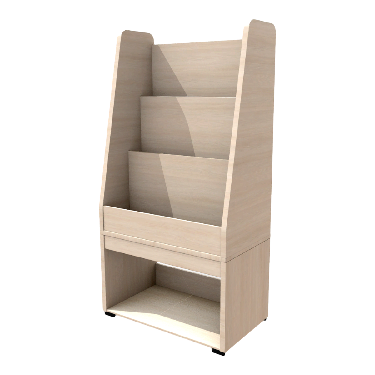 Storage Cabinet Wooden Bookshelf Picture Book Rack