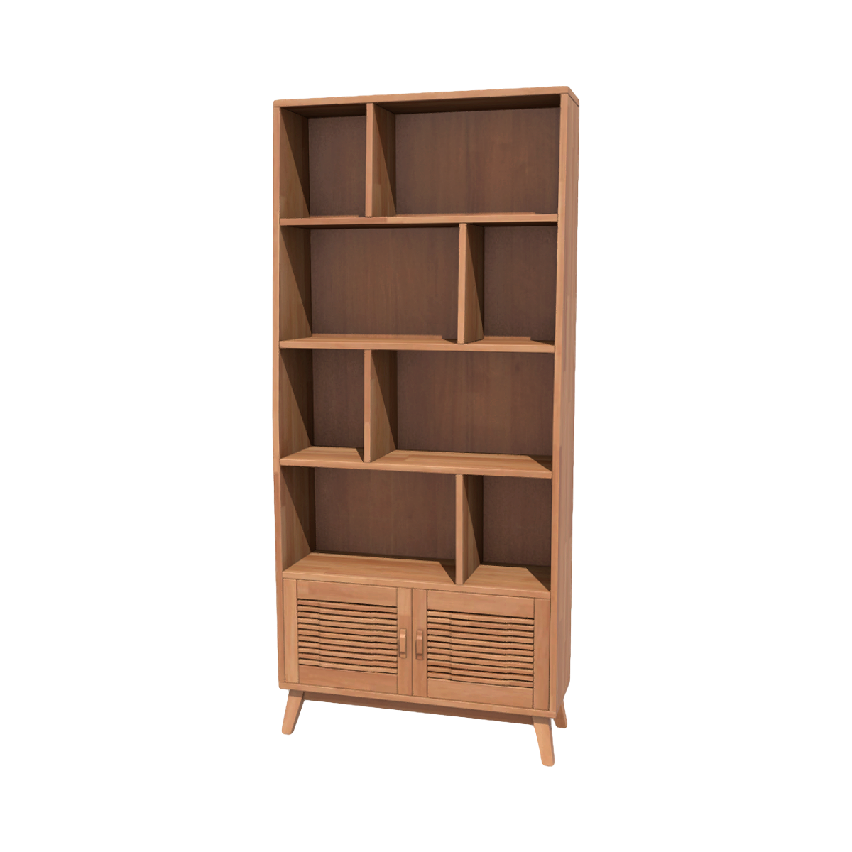 Solid Wood Simple Bookshelf