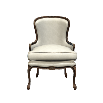 American Style Country Single Sofa Chair Retro Log Fabric Sofa