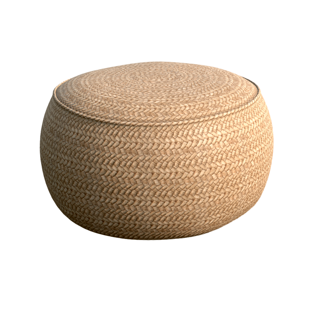 Pucao cushion rattan rattan drum stool