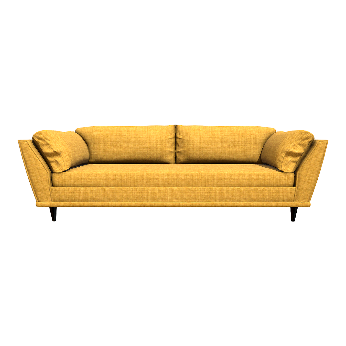 Nordic Living Room Bedroom Three-person Fully Removelable Fabric Sofa