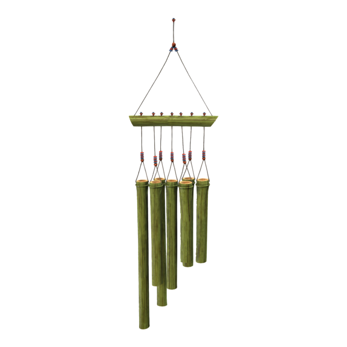 Interior Hanging Wind Bell Tassel Hanging Bamboo Art Wind Bell