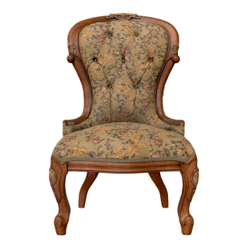 European-style Antique Solid Wood Dining Chair Hotel Dining Chair