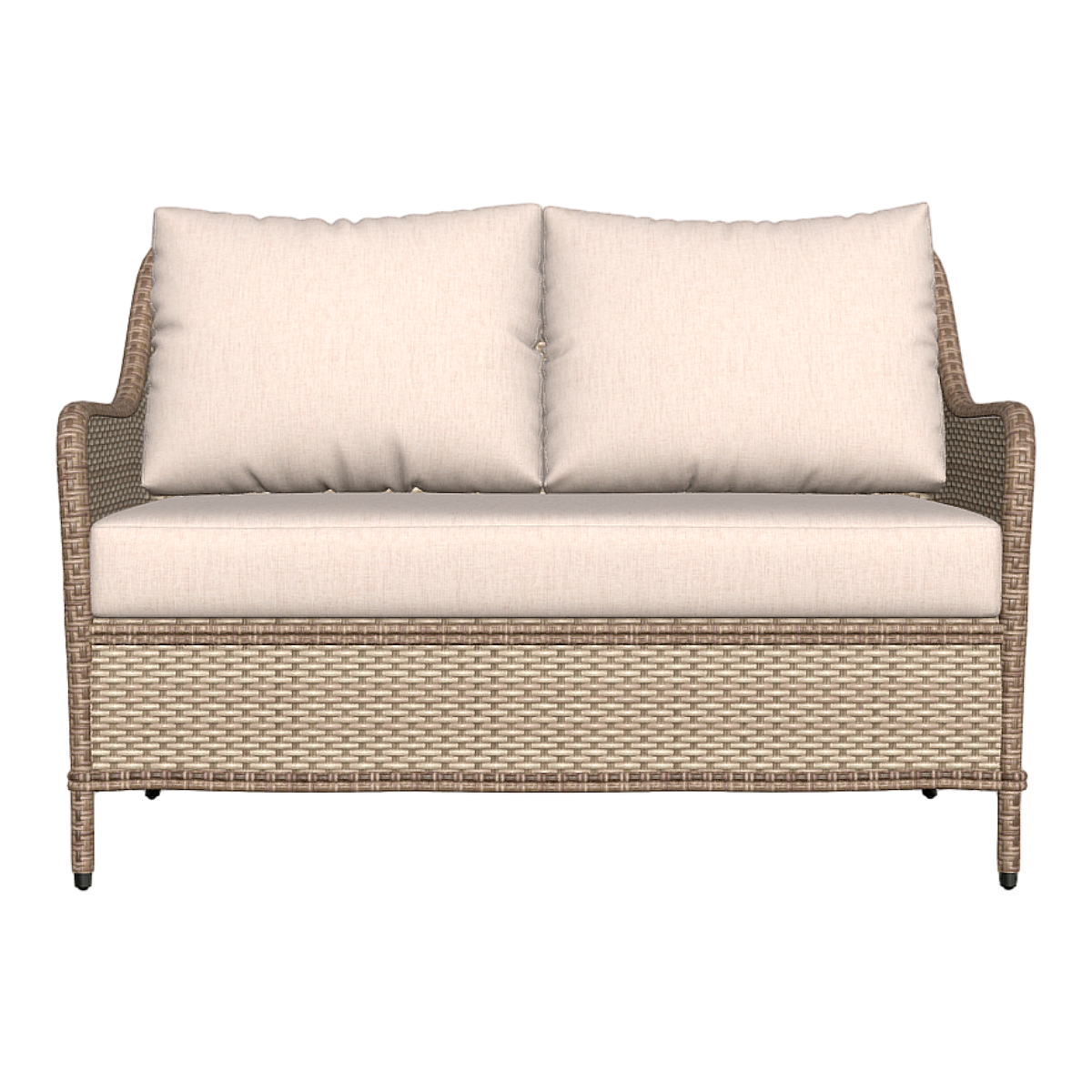 Rattan Sofa Sunscreen Waterproof Open-air Rattan Sofa