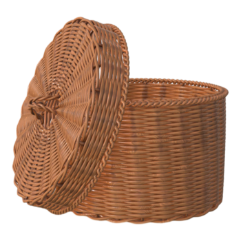 Plastic Rattan Basket Imitation Rattan Basket