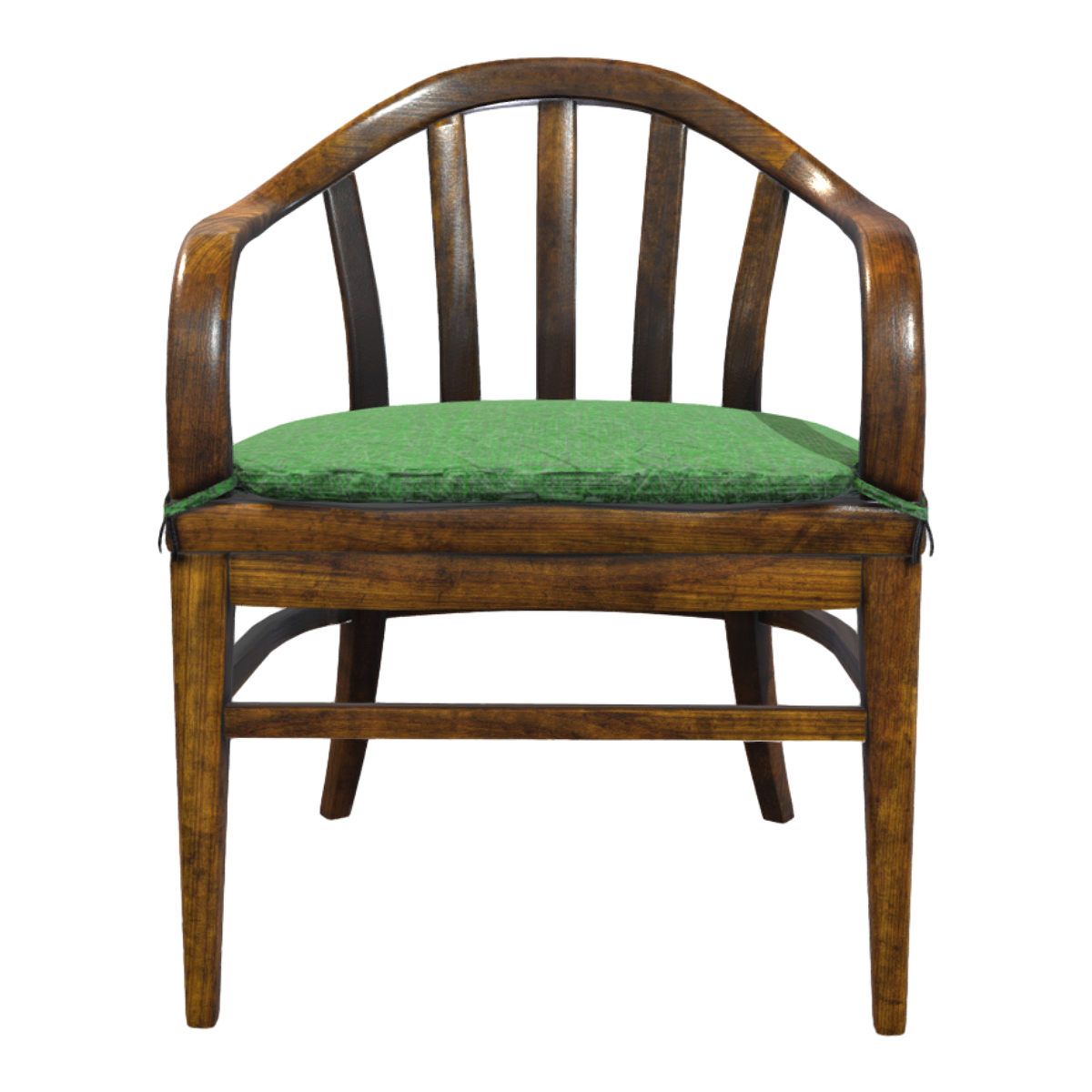 Solid Wood Country Style Chair Backrest Chair