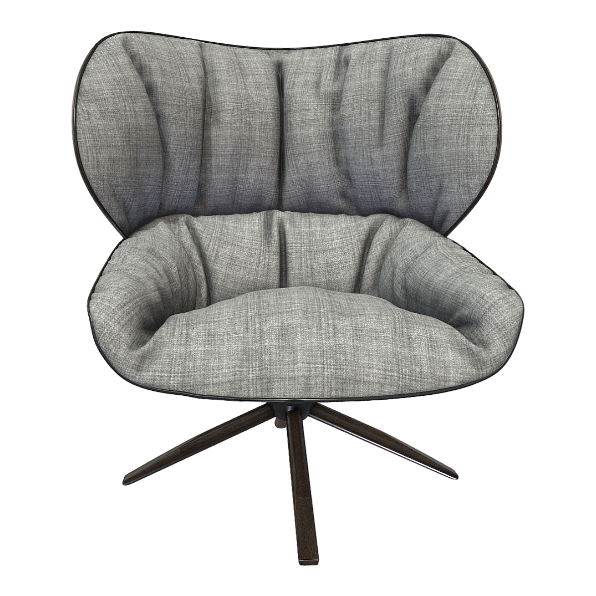 Modern Fabric Leisure Chair light gray Single Chair